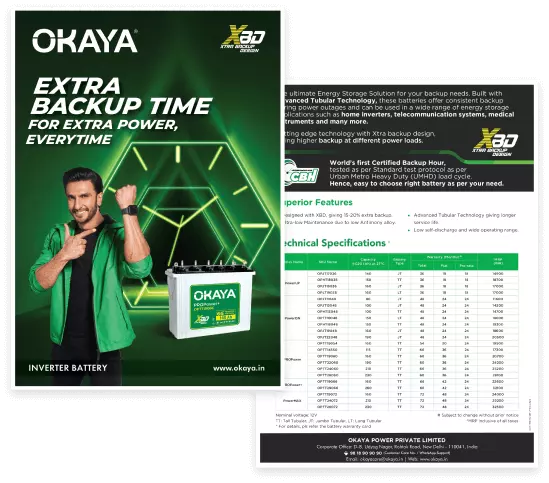 Okaya Power : Product Catalogue