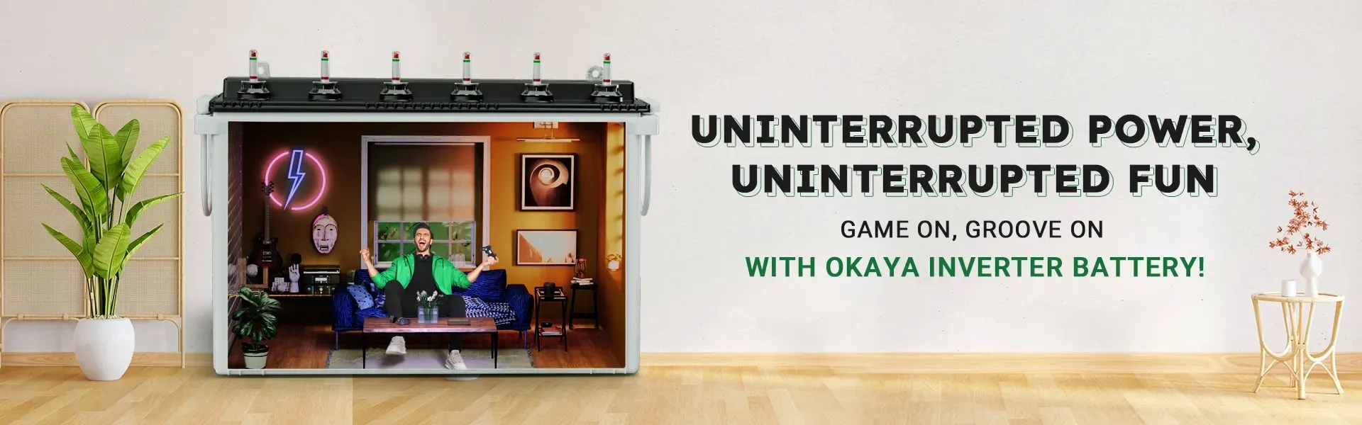 Okaya Power : Inverter battery with uninterrupted power