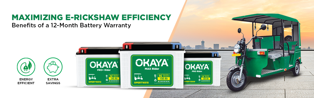 Maximizing E-Rickshaw Efficiency: Benefits of a 12-Month Battery Warranty