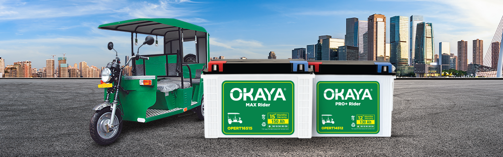 Understanding the Lifecycle of E-Rickshaw Batteries: A Deep Dive with Okaya
