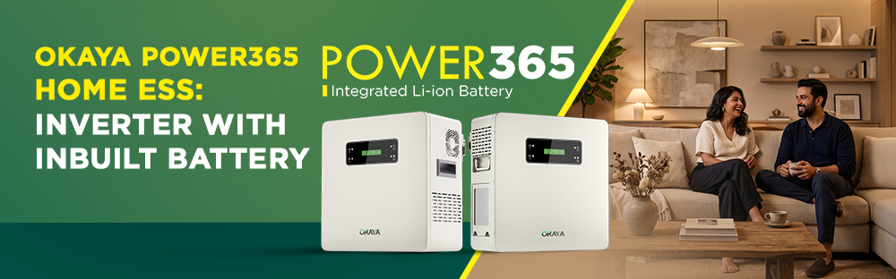 Okaya POWER365 Home ESS: Inverter with Inbuilt Battery