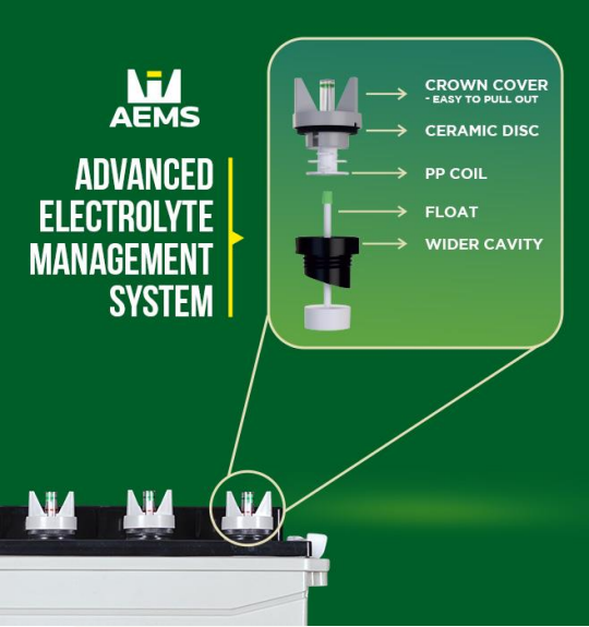 Okaya Solar Battery: XTRA features as a application