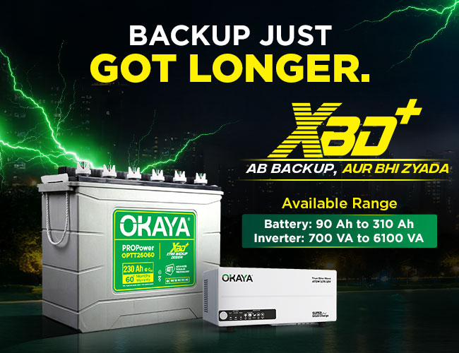 Okaya Power: Okaya Ka Vaada De Backup Zyaada