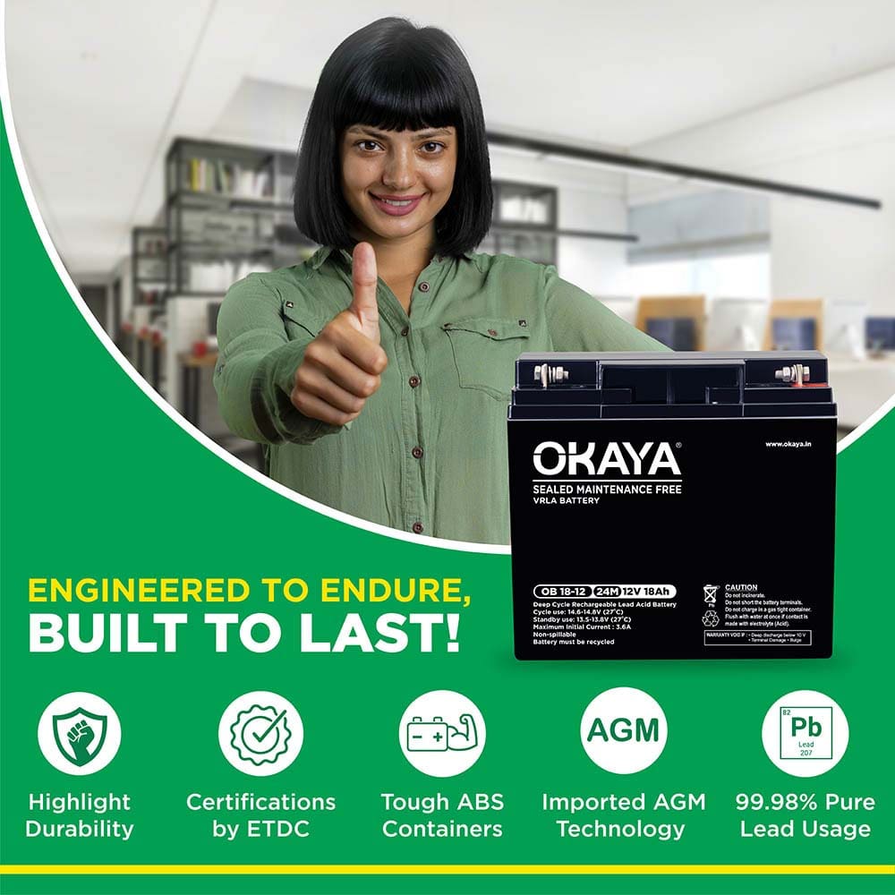 Okaya SMF VRLA OB 18-12V