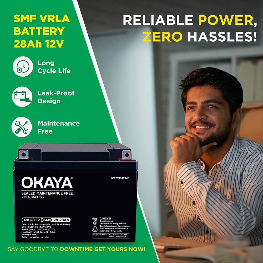 Okaya SMF VRLA OB 28-12V