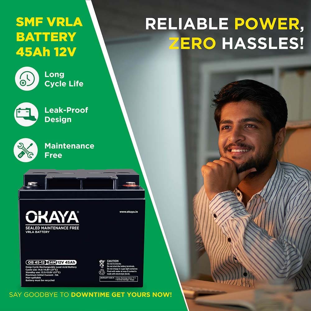 Okaya SMF VRLA OB 45-12V