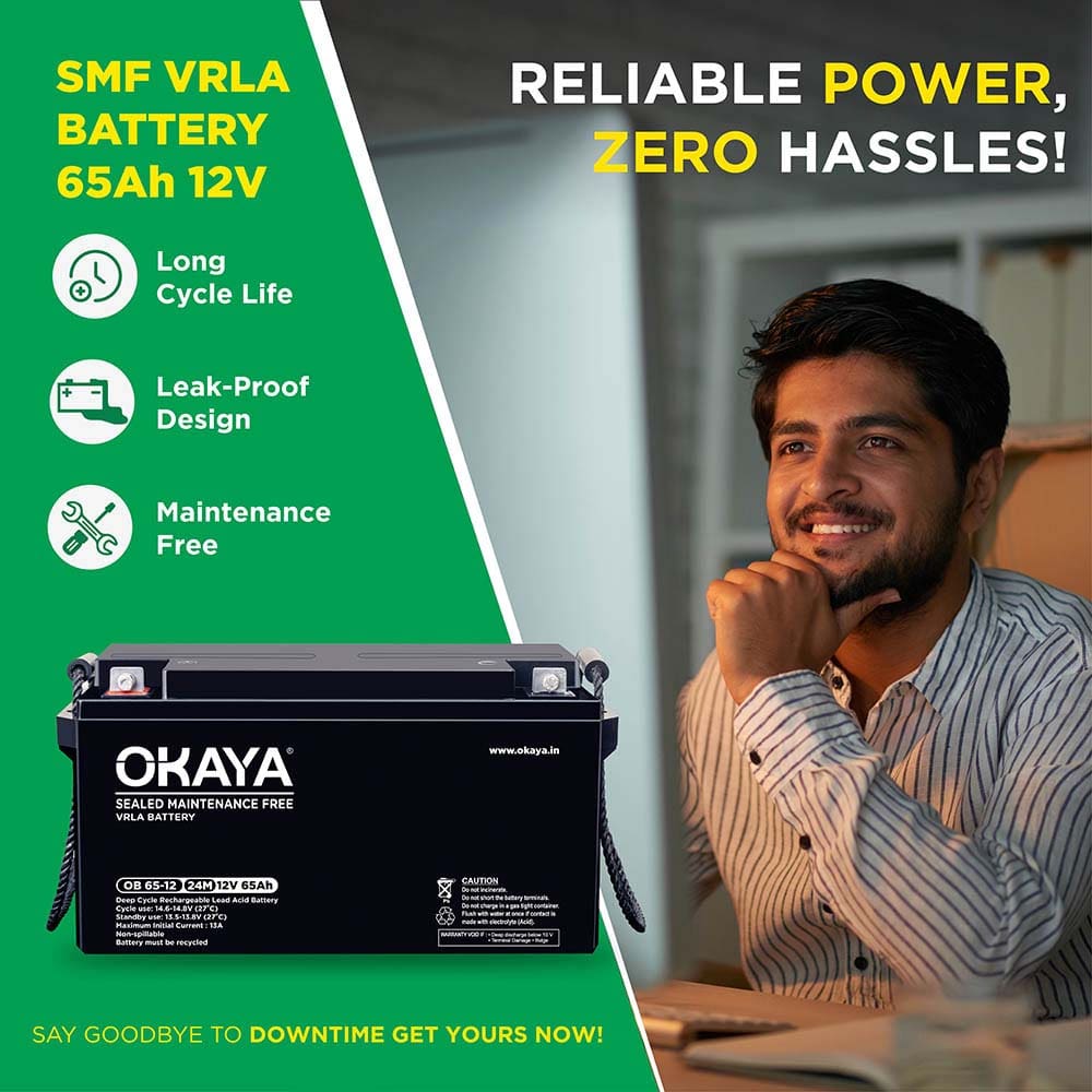 Okaya SMF VRLA OB 65-12V