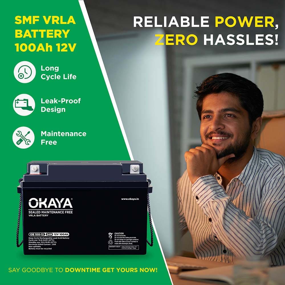 Okaya SMF VRLA OB 100-12V