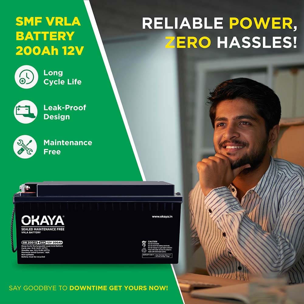 Okaya SMF VRLA OB 200-12V