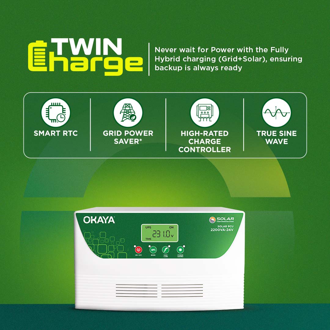 Okaya  SOLAR PCU 2200VA-24V