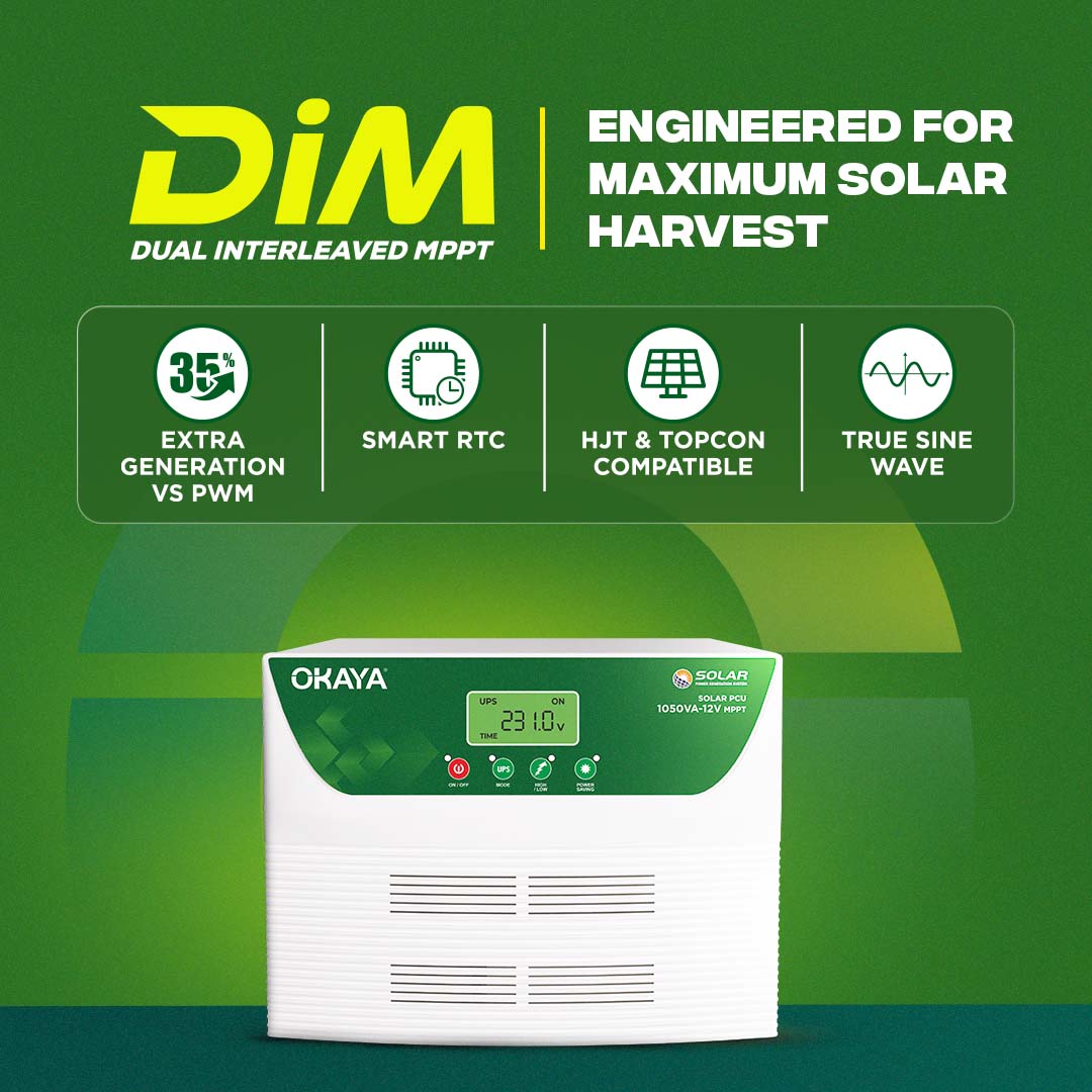 Okaya  SOLAR PCU 1050VA-12V