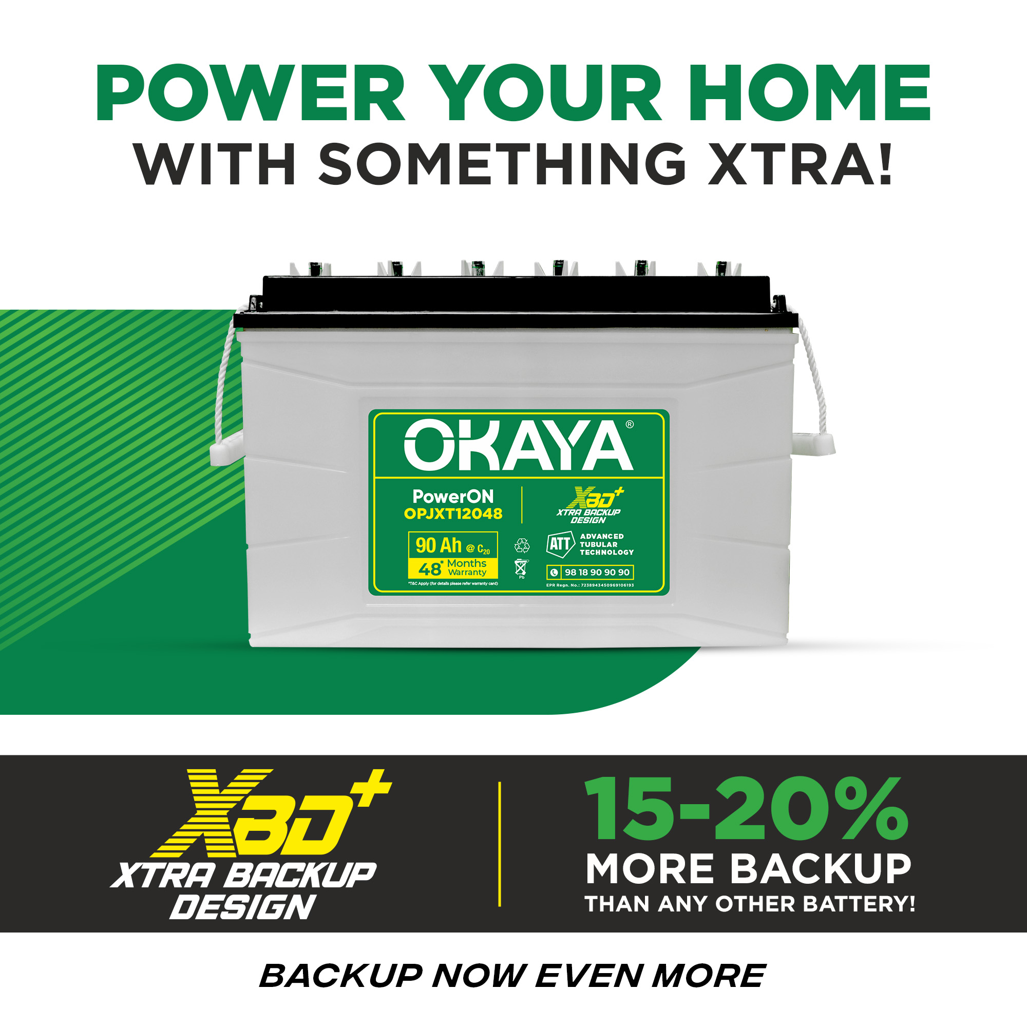 Okaya PowerON OPJXT12048