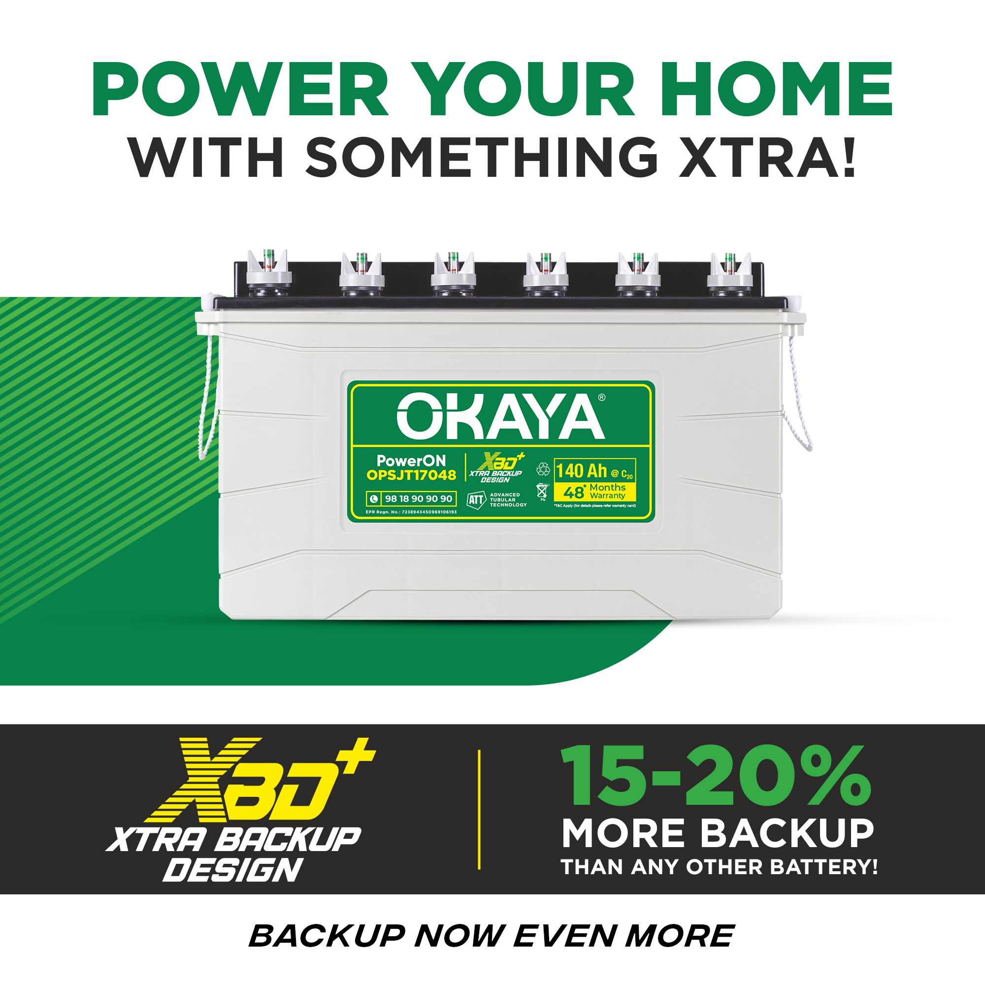 Okaya PowerON OPSJT17048