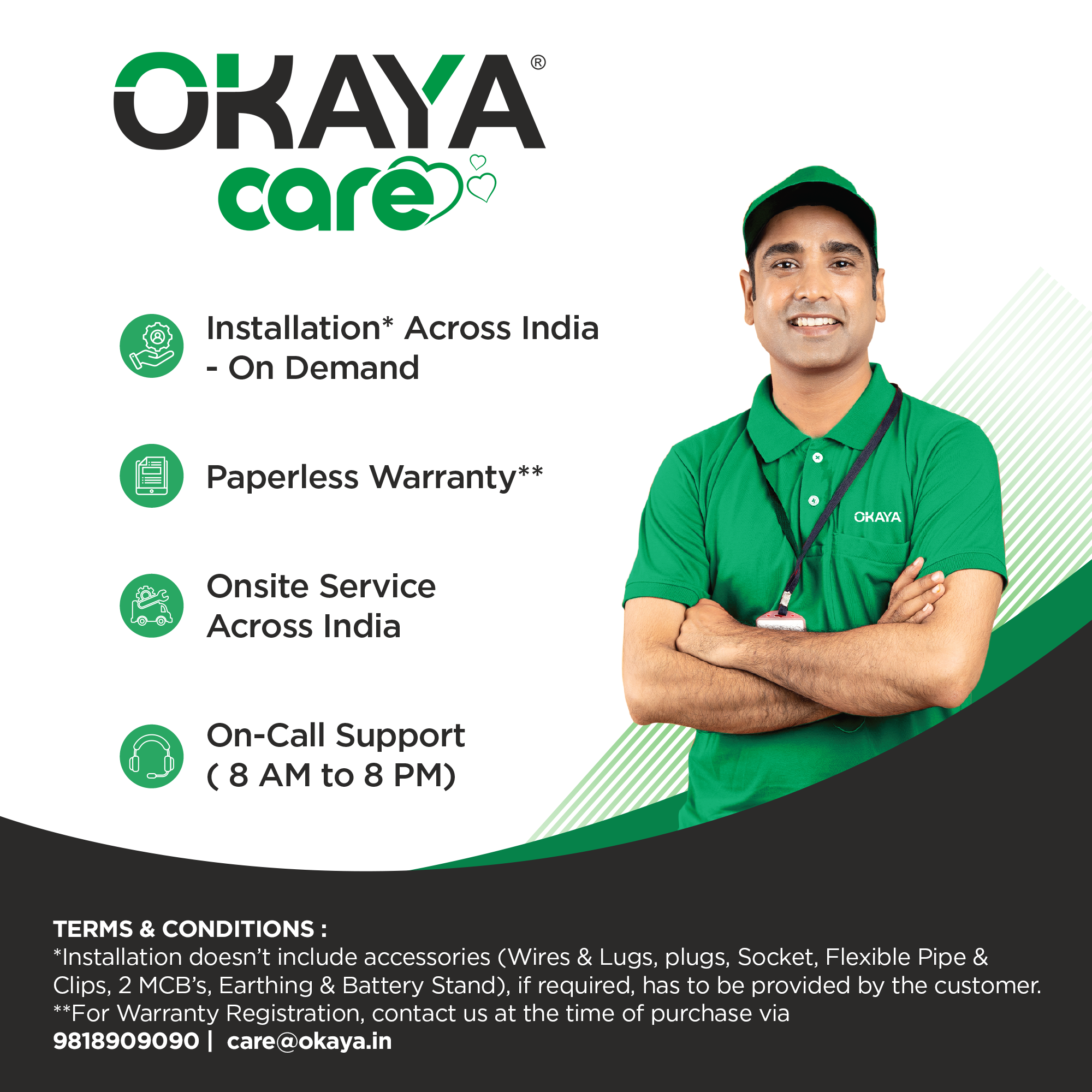 Okaya PowerON OPSJT19048