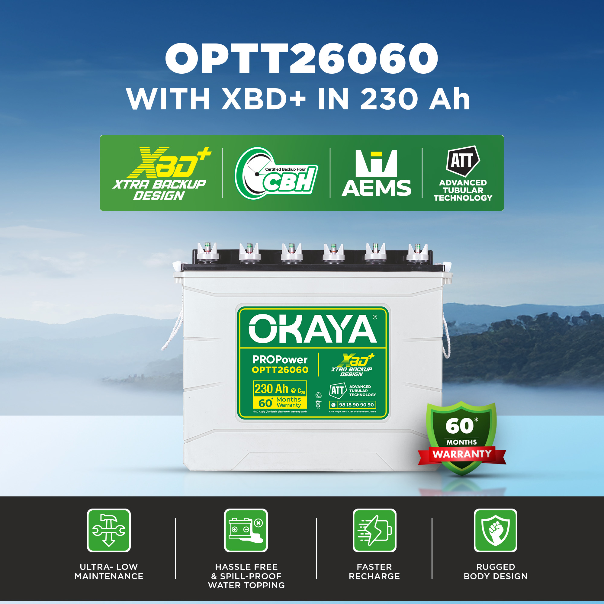 Okaya PROPower OPTT26060