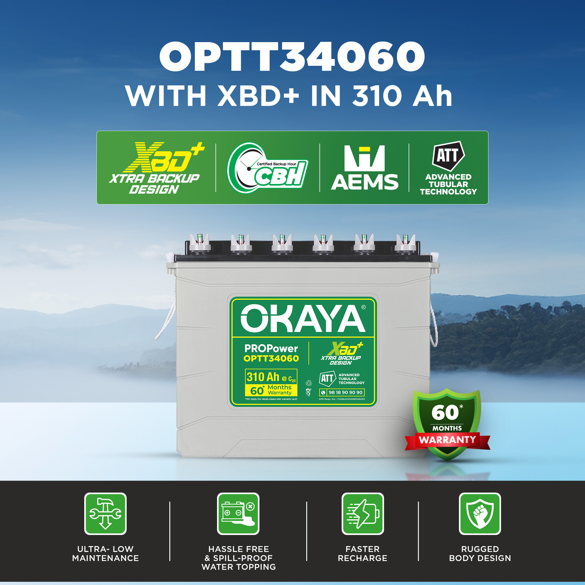 Okaya PROPower OPTT34060