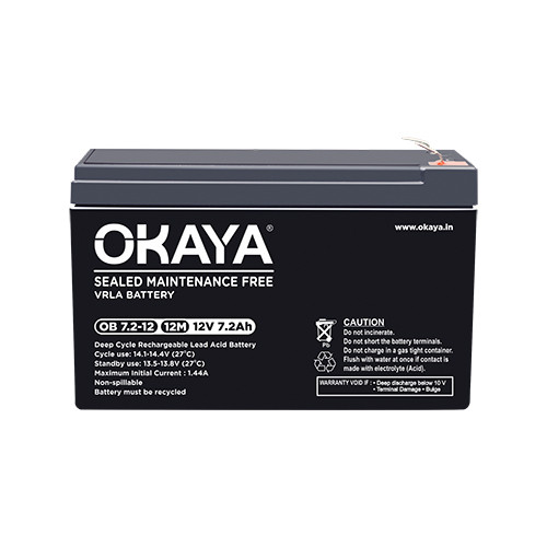 Okaya SMF VRLA OB 7.2-12V