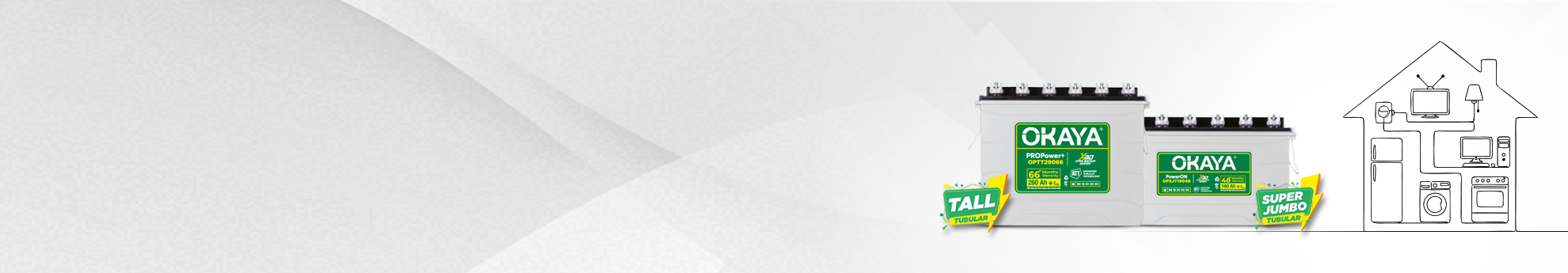 Okaya Power: Inverter Battery with XTRA Backup Design